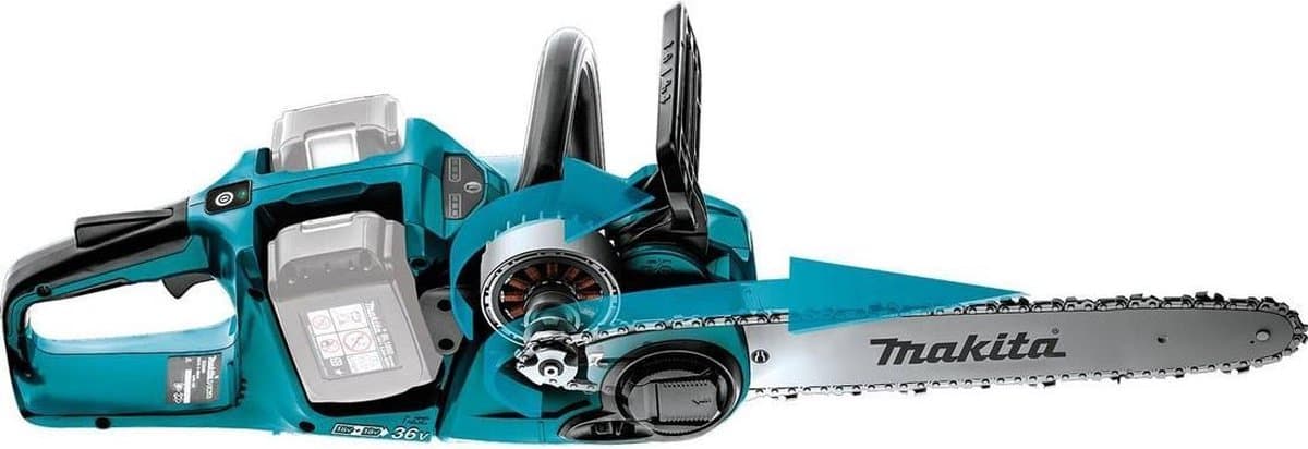 Makita DUC355Z 36V Kettingzaag - Stil en Milieuvriendelijk thumbnail 7