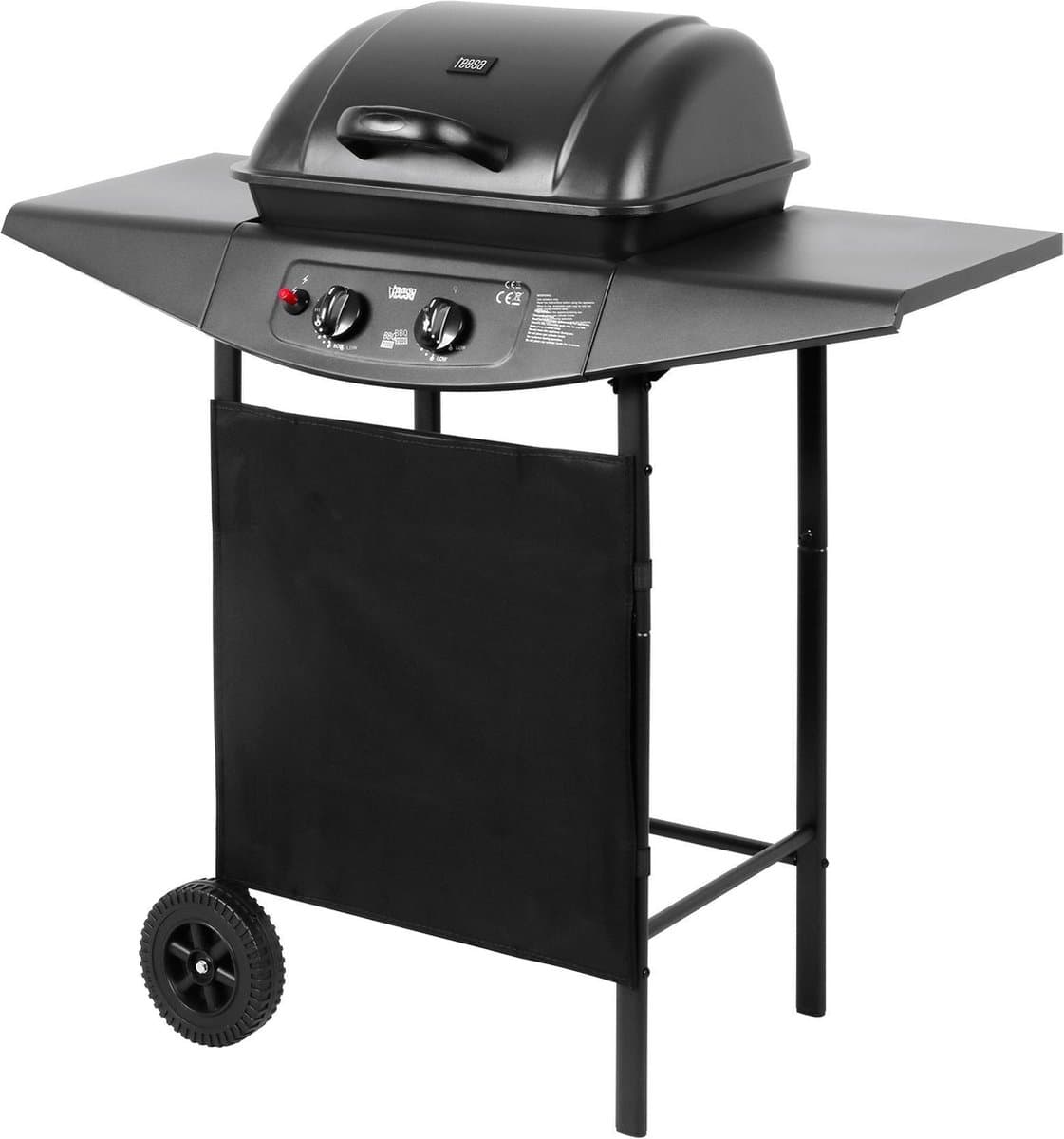 Teesa TSA0080 - Gasbarbecue BBQ 2000 met twee branders en onderstel thumbnail 2
