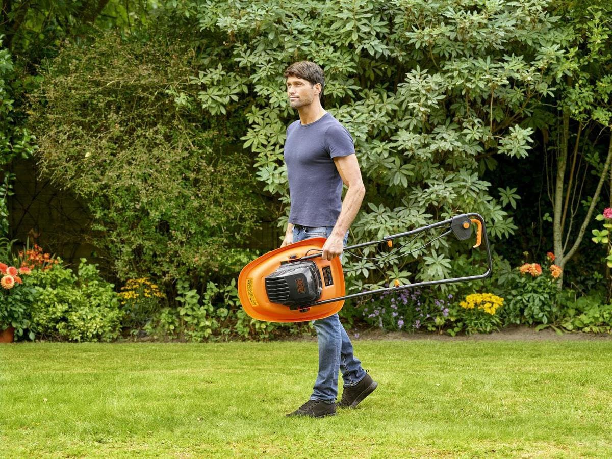 BLACK+DECKER 1200W Zweefmaaier Hovermaaier 30cm maaibreedte - BEMWH551-QS thumbnail 3
