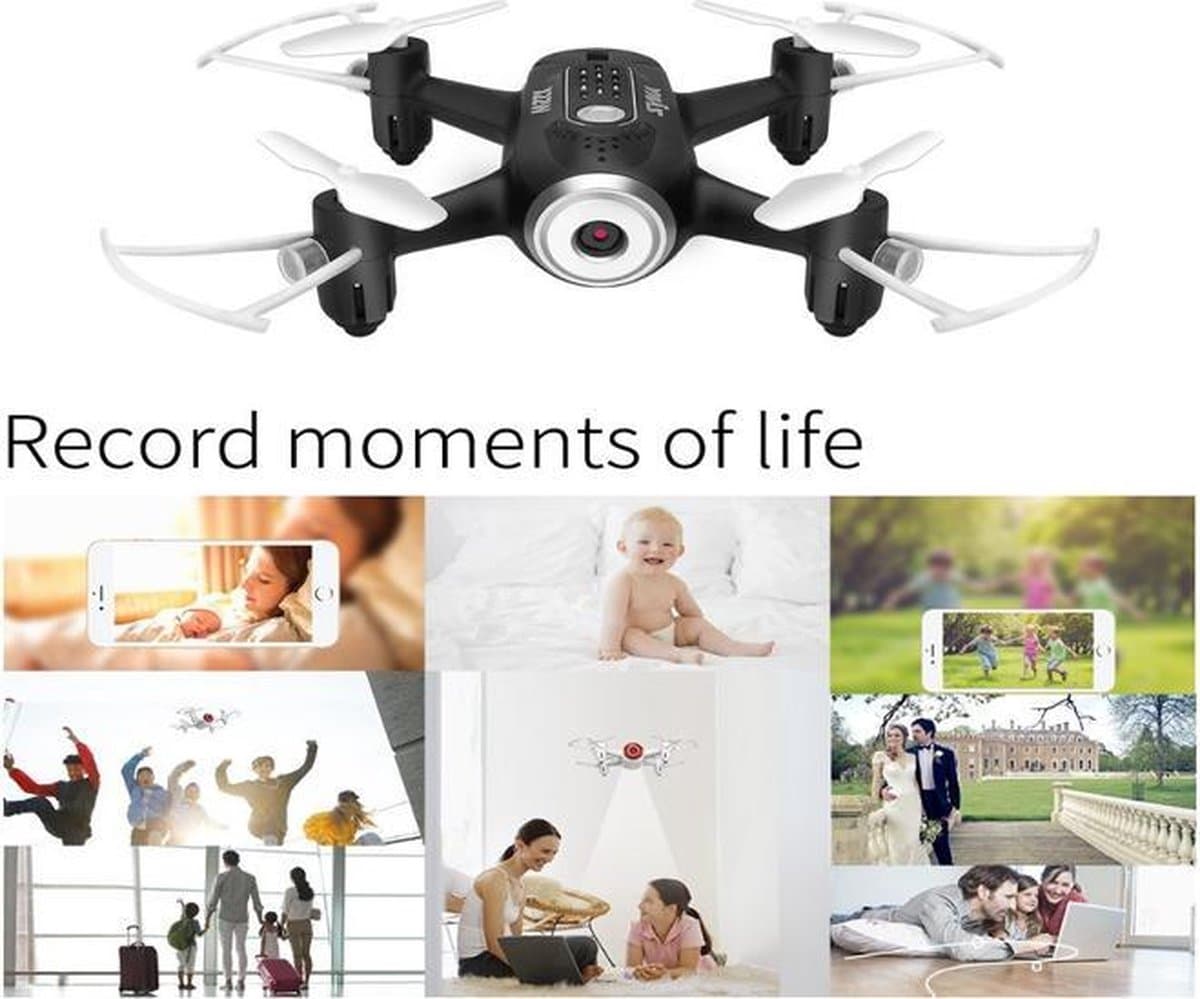 Syma X22W Live HD Camera fpv Mini Drone | App Control Functie thumbnail 4