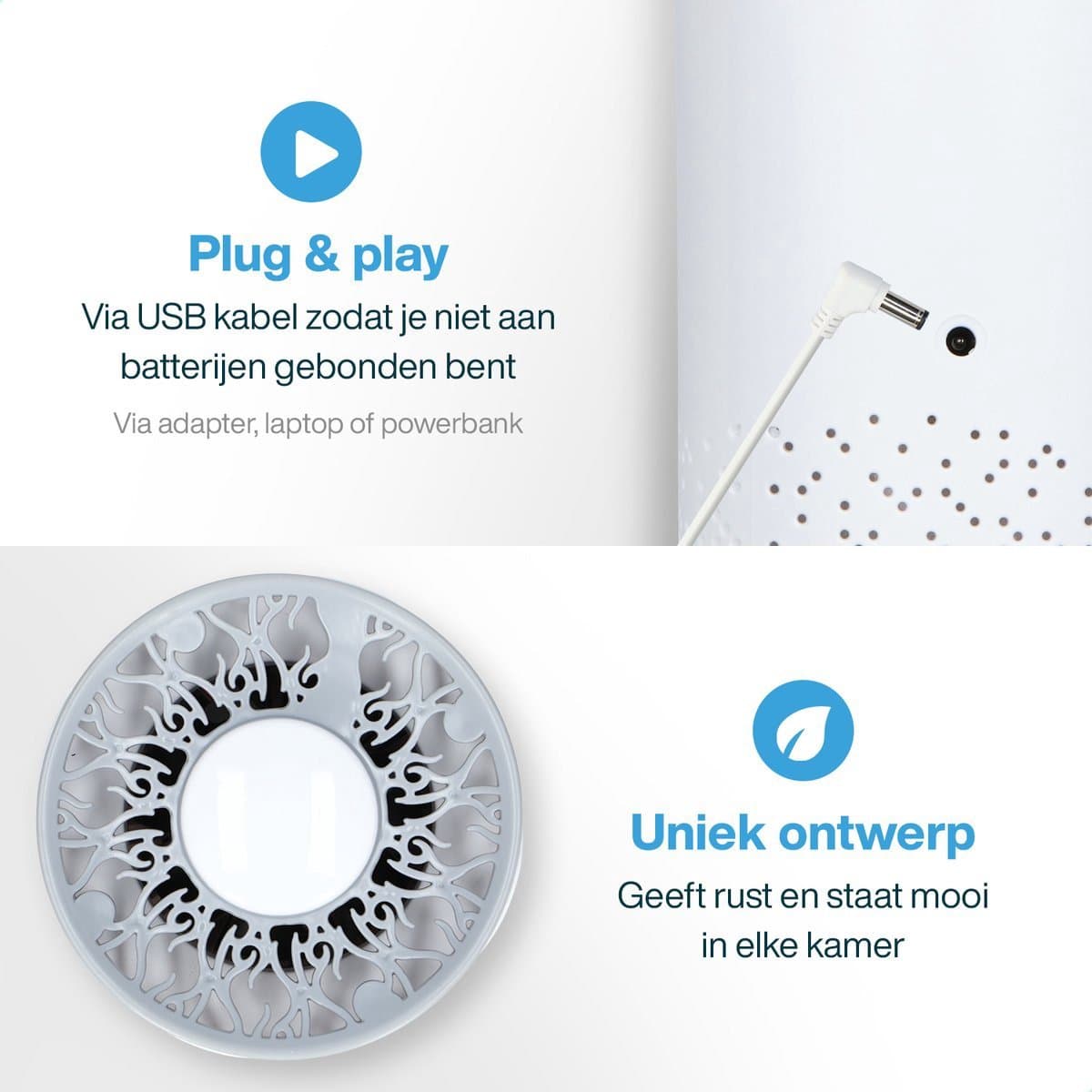 Luchtreiniger met Ionisator – Air Purifier met HEPA Filter – Clean Air – Luchtzuiveraar met UV – Incl. Extra Luchtfilterset thumbnail 6