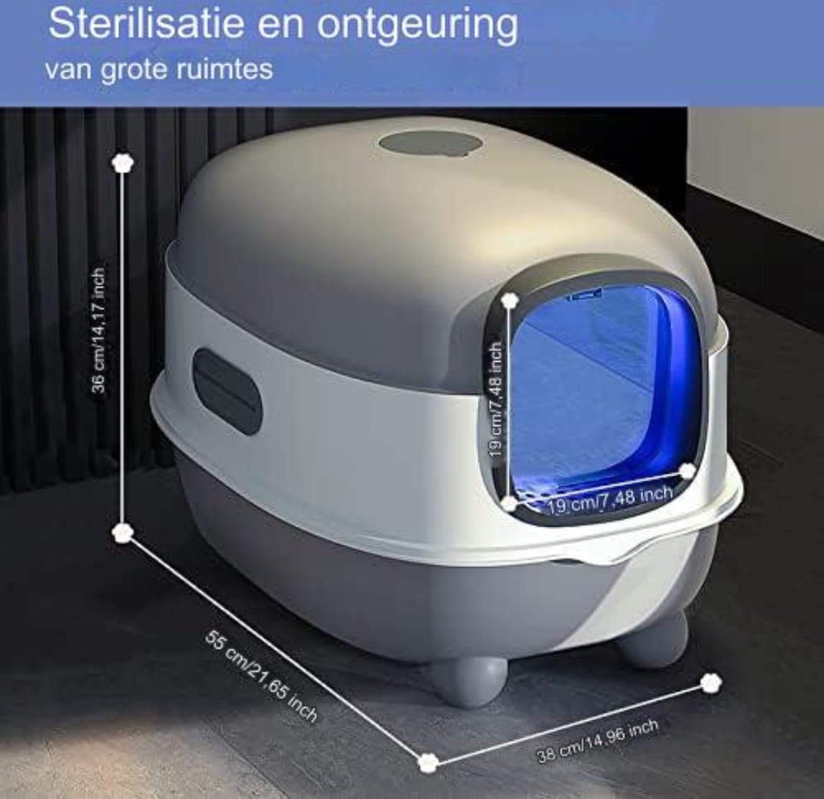 Velox Automatische Kattenbak - Zelfreiniginde Kattenbak thumbnail 3
