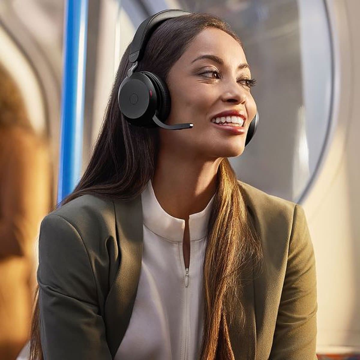 Jabra Evolve2 75 UC Bluetooth headset - USB-C thumbnail 8