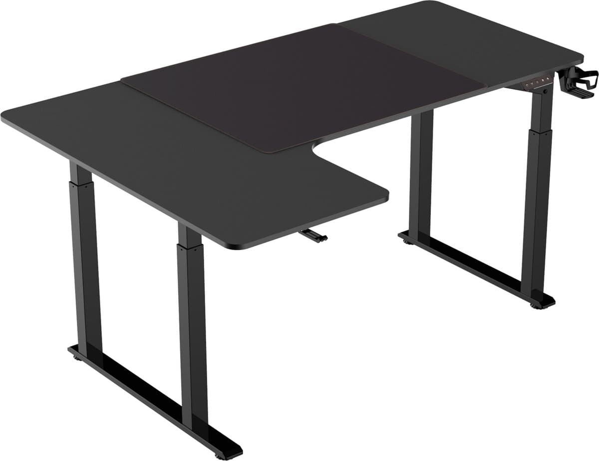 Bureau Bureau elektrisch hoekbureau - L-vorm, hoogteverstelling 75-119cm thumbnail 6