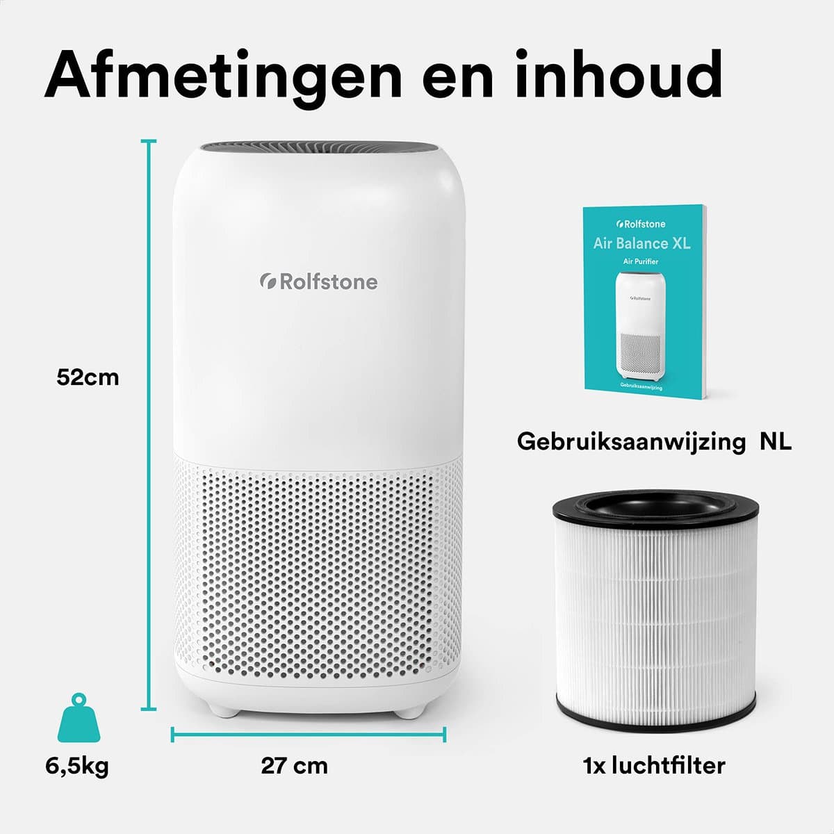 Rolfstone Air Balance XL – HEPA 13 luchtreiniger voor 144 m² thumbnail 4