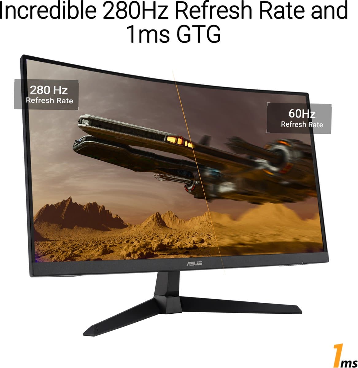 ASUS TUF Gaming VG27VQM1B: 280Hz curved gaming-monitor thumbnail 8
