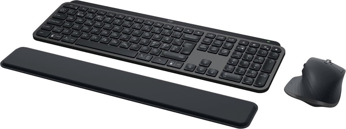 Logitech MX Keys S Combo toetsenbord Inclusief muis Kantoor Bluetooth Scandinavisch Grafiet thumbnail 3