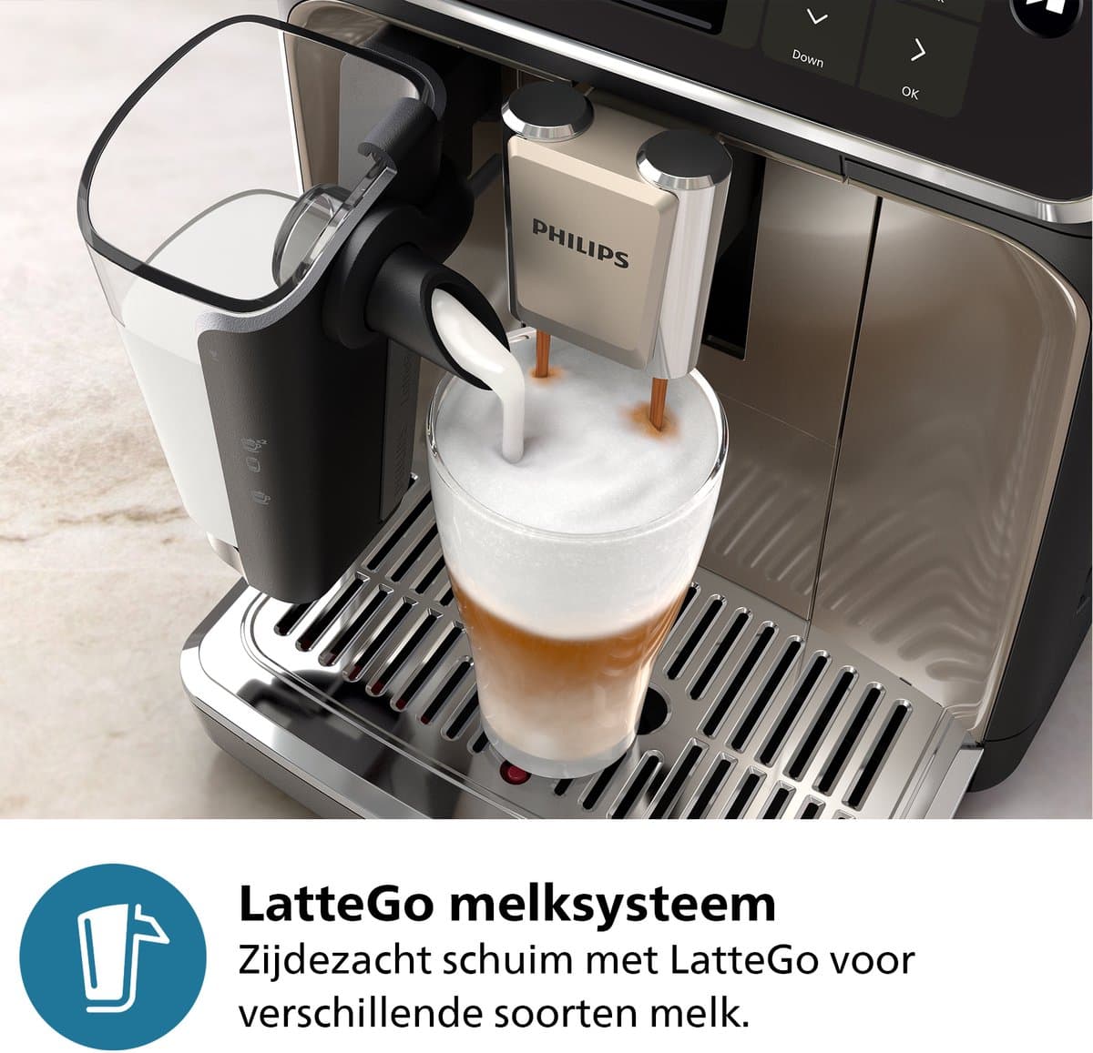 Philips 5400 Series EP5447/90 – LatteGo volautomaat thumbnail 4