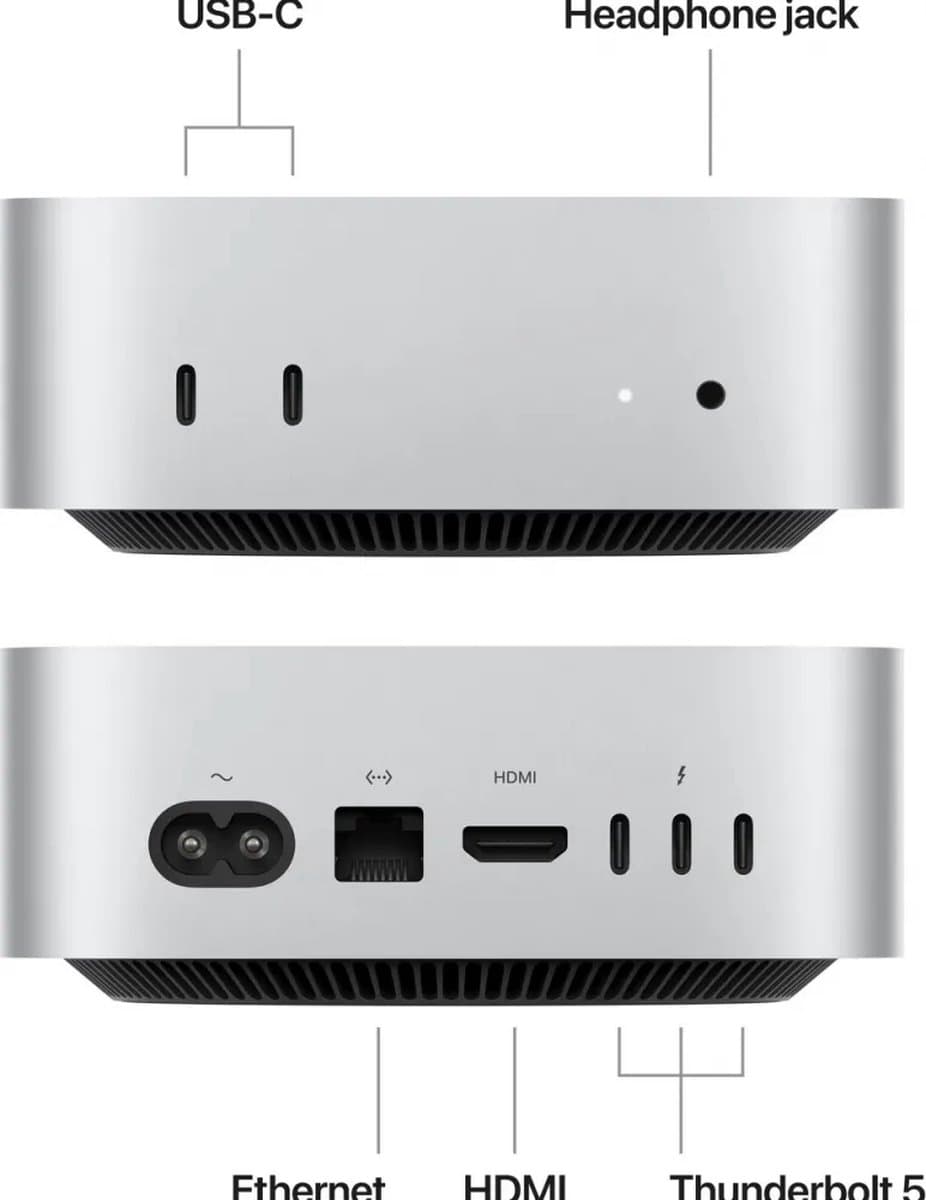 Apple Mac Mini 2024 - M4 pro, 12 Core CPU, 16 Core GPU, 24GB RAM, 512GB SSD thumbnail 4