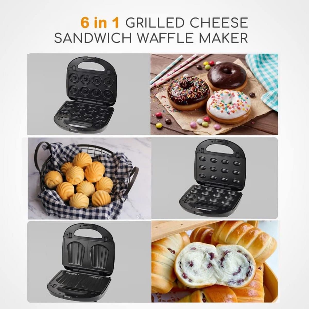 Contactgrill met uitneembare platen - Tosti ijzer - Panini Grill - Grill - Contactgrill - Uitneembare platen - Makkelijk schoon te maken - Grill appartaat - Verschillende progamma's thumbnail 5