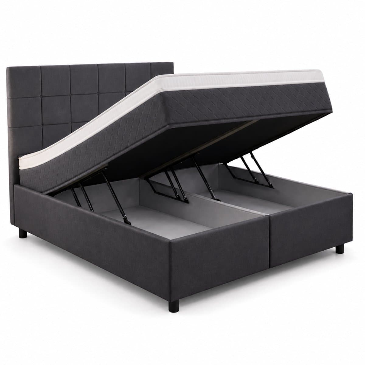 Maan matras 180x200 met opbergruimte en topper