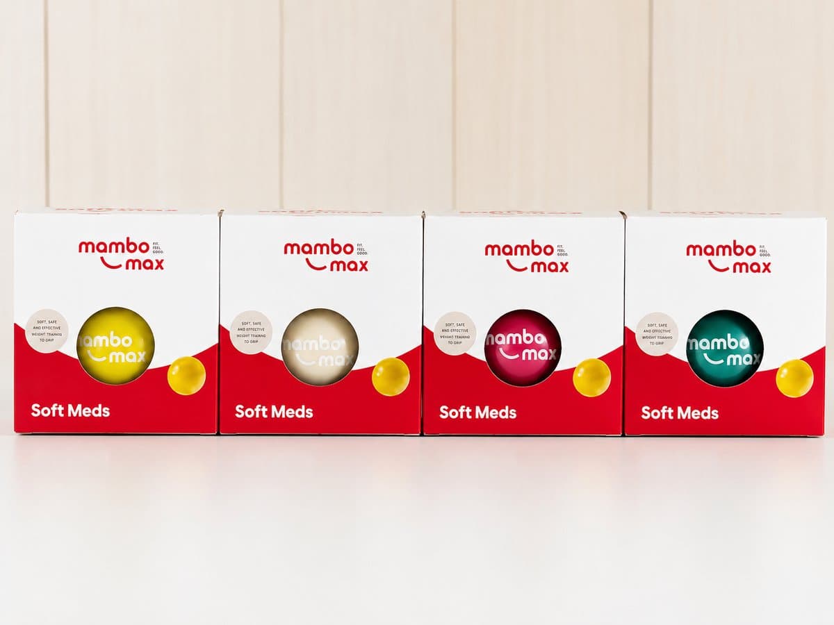Moves SoftMeds Set - Gewichtballen met comfortabele buitenlaag - voor Revalidatie, Balans & Krachttraining - 4 Gewichten thumbnail 4