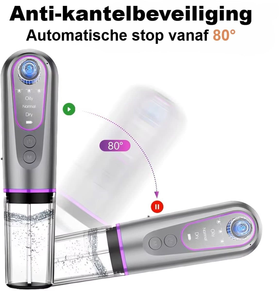Y!skah Hydro-Facial: Vacuüm-poriënreiniger met 3 zuigstanden en 5 opzetstukken thumbnail 7