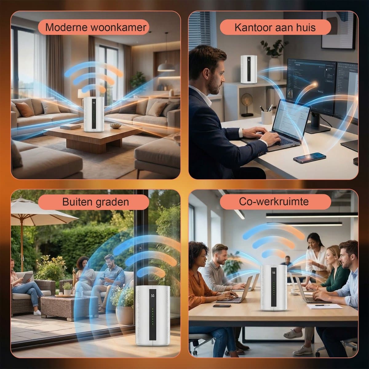 Neotex WiFi-Versterker: WiFi 6, dual-band, mobiele router thumbnail 7