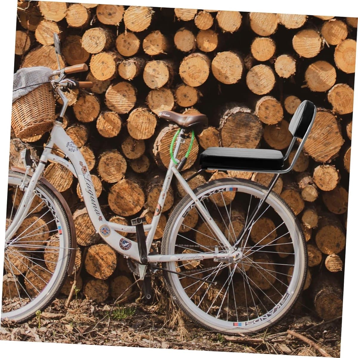 Daity Fietszitkussen voor achterop – Achterzitje – Rugleuningkussen – Universele pasvorm – Zwart – 30 x 19 x 6 cm thumbnail 3