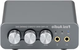 Productfoto van Audio Versterker - Geluidskaart Converter - Muziek Luisteren - Hi-Fi Stereo Output - 11.2 cm - Zilver