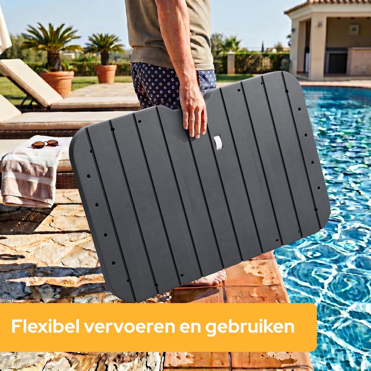 AREBOS Bodendouche Tuindouche Zwembaddouche Saunadouche Voetbediening Antislip thumbnail 3