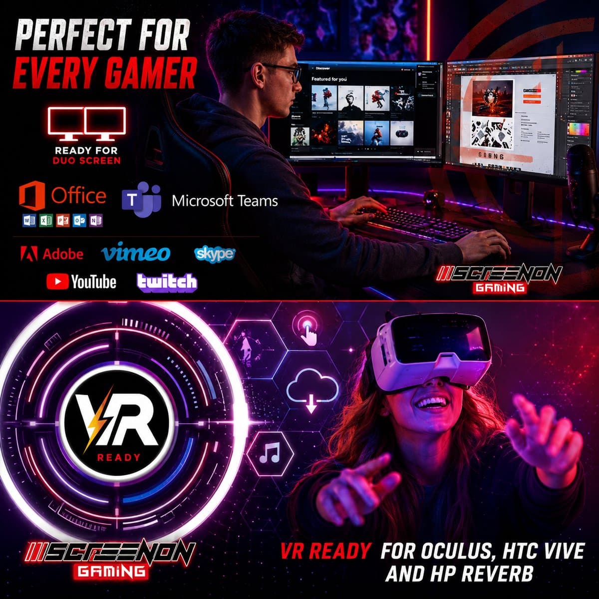 Game PC RTX 3050 6GB Gaming Desktop | AMD Ryzen 5 2600X | 16GB DDR4 RAM | 500GB SSD | Windows 11 Pro | RGB Gaming Computer | Fortnite PC | Minecraft PC | Valorant PC | Roblox PC | Plug & Play | 3 Jaar Garantie thumbnail 5