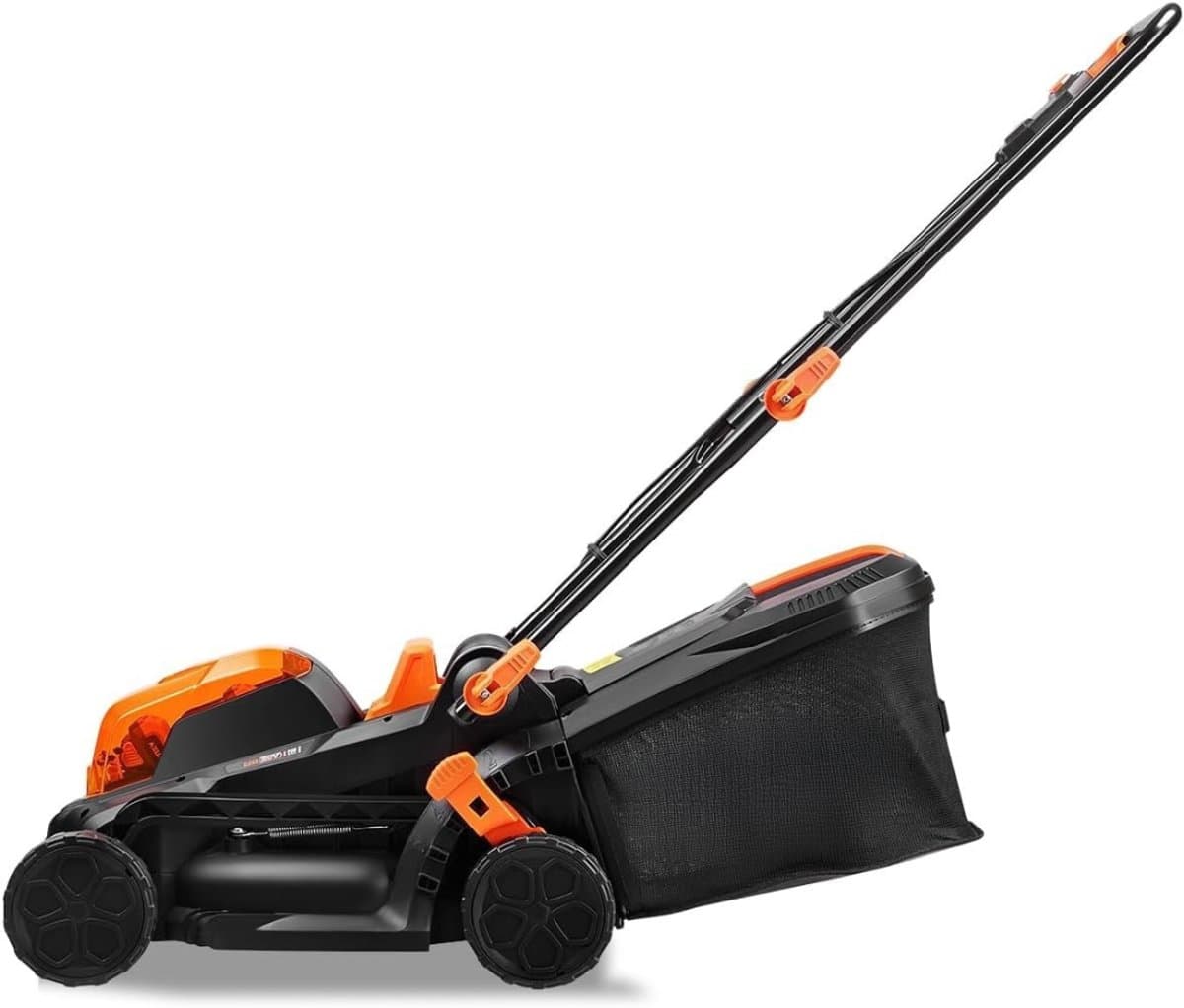 Florixa® Grasmaaier Accu - Grasmaaier Elektrisch - Grasmaaier Benzine - Grasmaaier Benzine Zelftrekkend - Zwart - 65cm x 43cm x 41cm; 14 kg thumbnail 5
