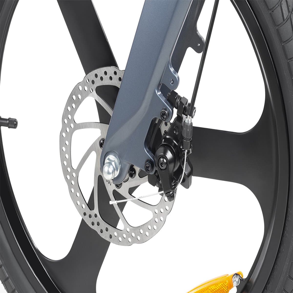 DYU T1 E-Bike - 20 inch - 60km actieradius-250W motor -grijs thumbnail 3