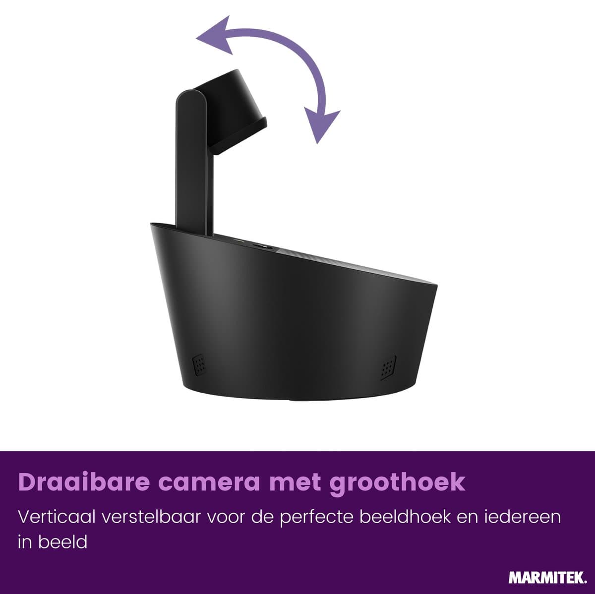 Marmitek Cam 4K Pro – conference camera 4K met groothoeklens, speakerphone, Bluetooth & USB-C - Webcam thumbnail 4