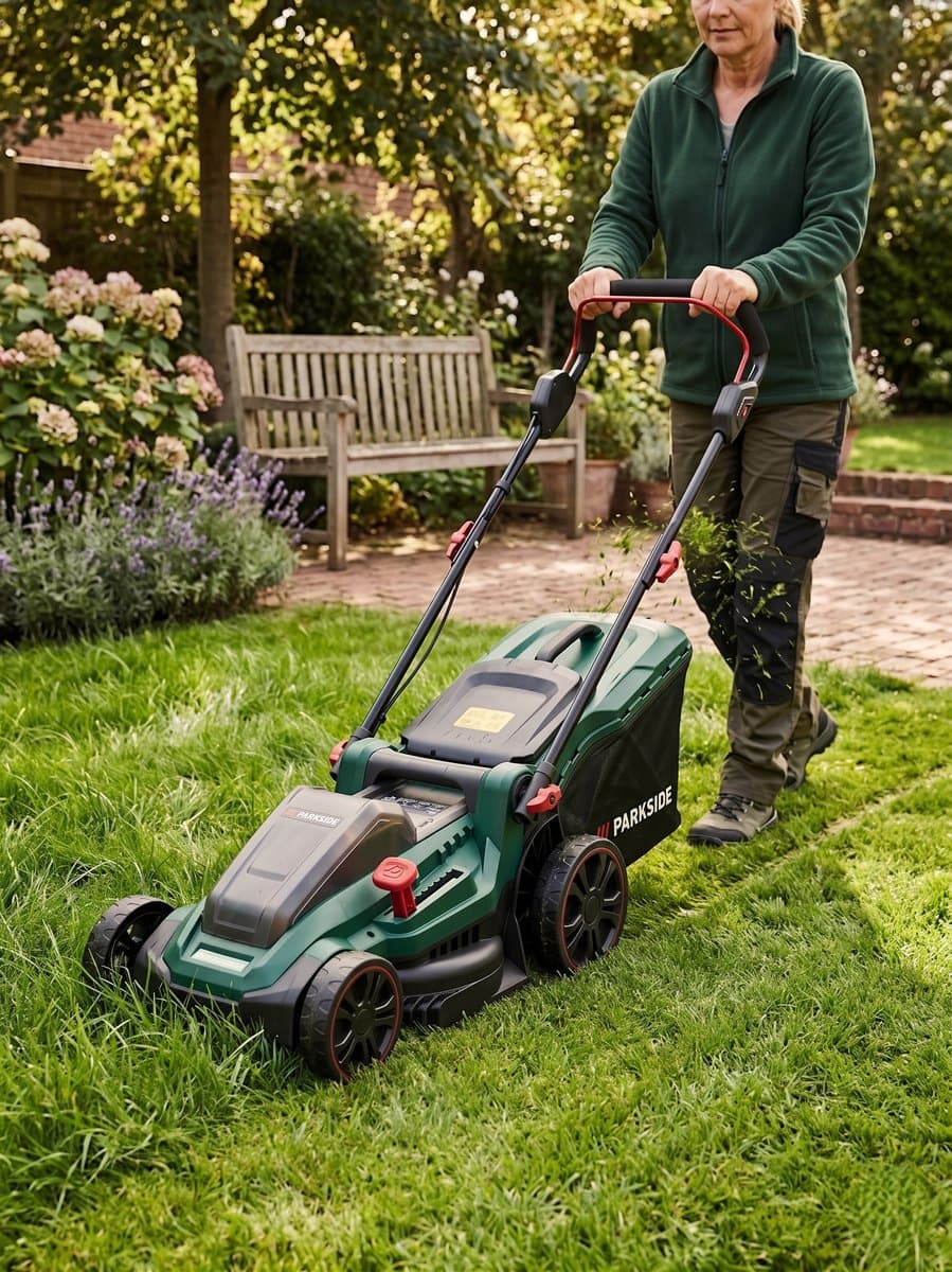 PARKSIDE® Elektrische grasmaaier 1800 W - Maaibreedte: 44 cm - Opvangzak: 55 L - Gazonoppervlakte: tot ca. 500 m² - Snijhoogte: 7 traps van ca. 20/70 mm thumbnail 3