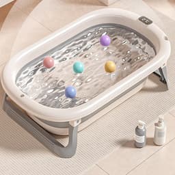 Productfoto van Opvouwbare Babybadkuip - Draagbaar Babybad - Veilig Baden
