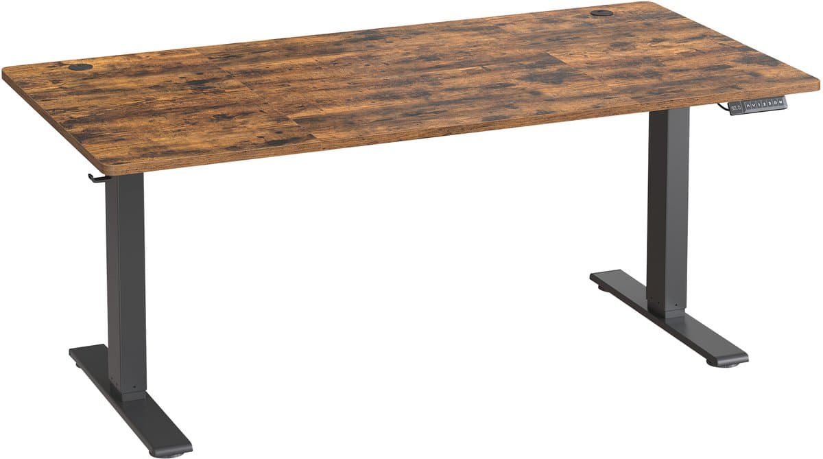 VASAGLE - Zit Sta Bureau - Elektrisch - Met USB-C Poort - 3 Geheugenstanden thumbnail 8