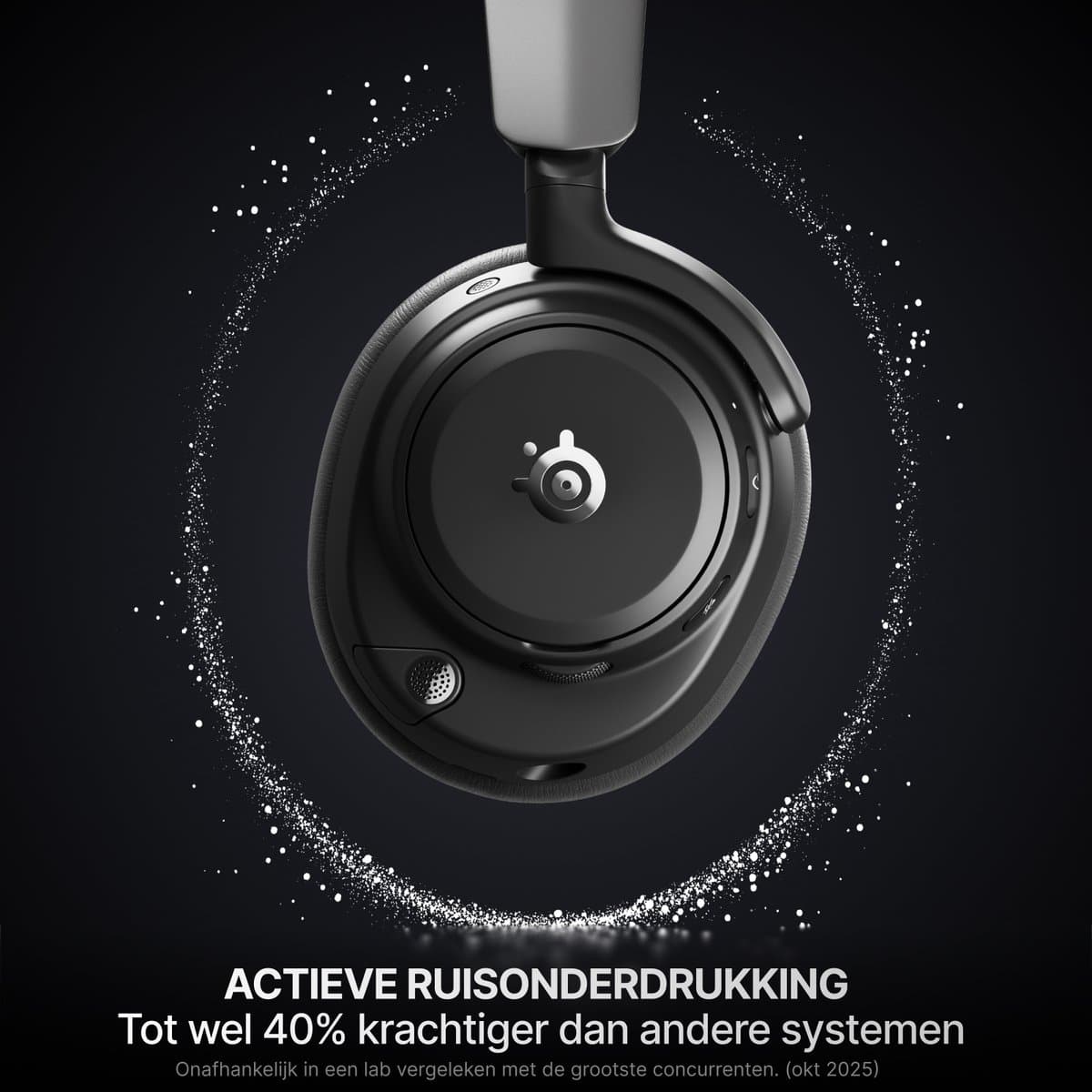 SteelSeries - Arctis Nova Pro Omni - Hi-Res Wireless Certified Gaming Headset - PC, PlayStation, Xbox & Switch - Zwart thumbnail 7