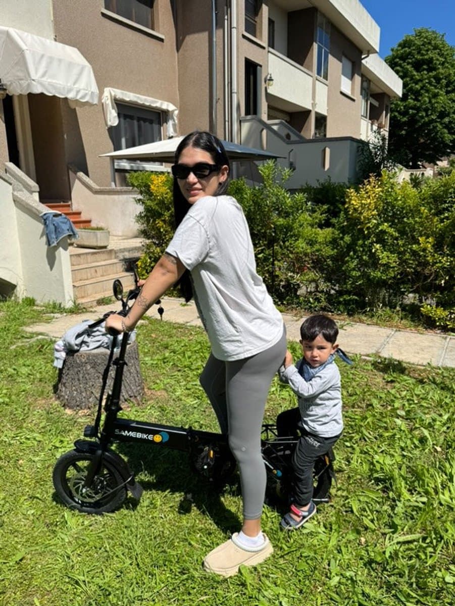 SAMEBIKE YINYU14 Elektrische fiets – vouwfiets – Topsnelheid 25 km/u – 250W motor – Actieradius 20-30 km – Zwart thumbnail 4