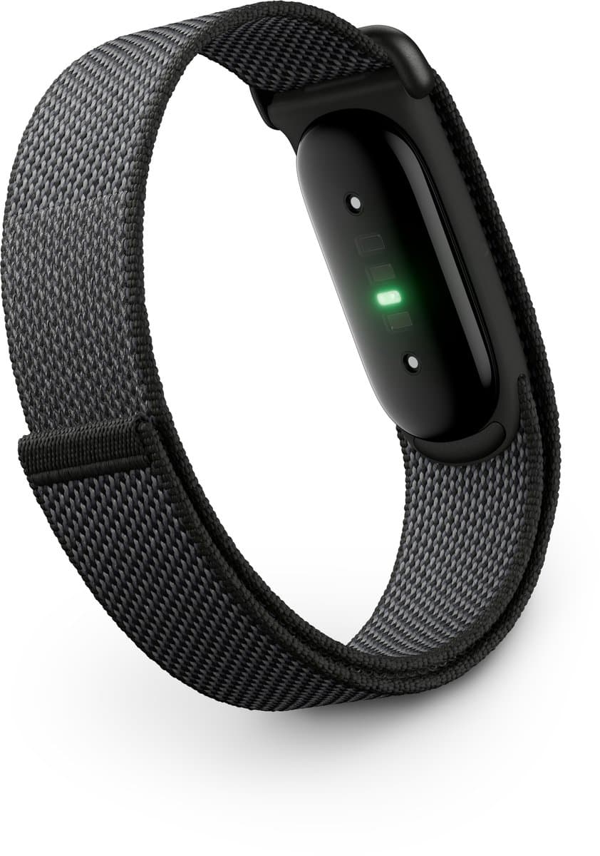 Google Fitbit Air Obsidian - Activitracker - Met zwart Actiesportbandje met klittenband thumbnail 3