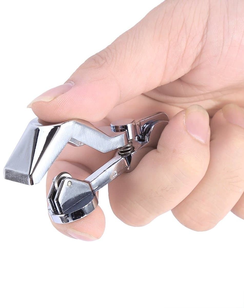 Allecto - Glass Tube Cutter - Buizensnijder - Voor het snijden van glazen en plastic buizen tot 60mm - Handig en gebruiksvriendelijk - Snijgereedsc... thumbnail 3