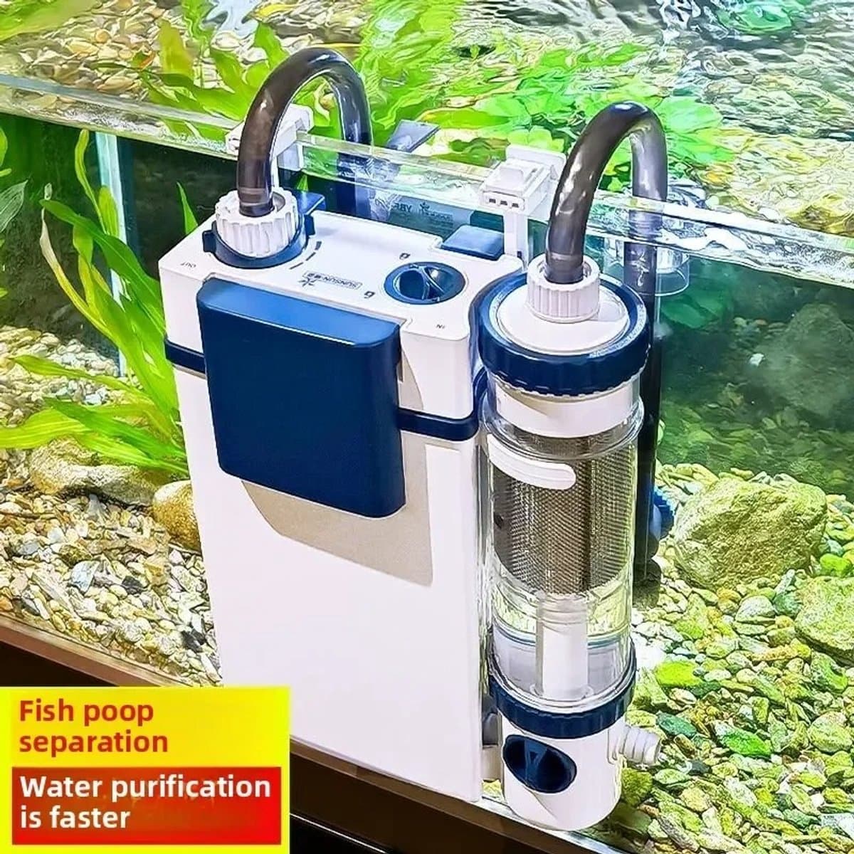 Solayne Pomp - Aquarium filter - Aquarium pomp - Aquarium luchtpomp - Waterzuiveringspomp - Wandmontage - 6W - 500 Liter thumbnail 4