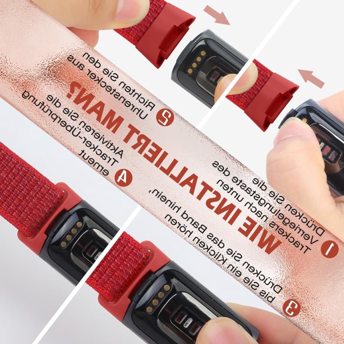 Verstelbare Nylon Sportband voor Fitbit Charge 5 - Ademend en Zacht Vervangingsband voor Fitness Tracker voor Dames en Heren thumbnail 4