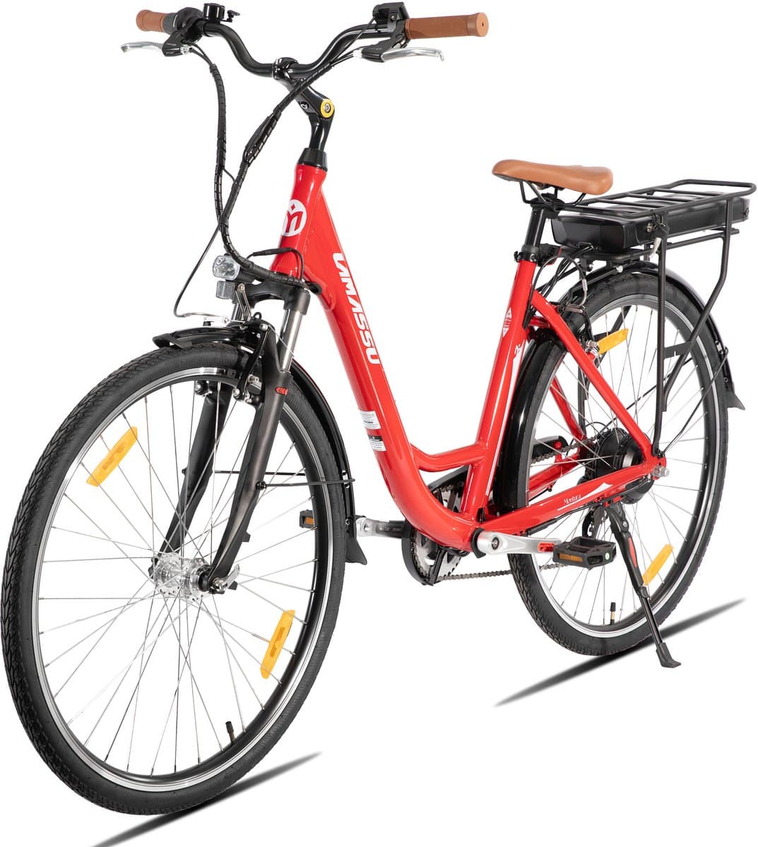HILAND Montura Elektrische Stadsfiets 28 inch - E-bike Commuter Unisex - 250W Motor - 36V 10.4Ah Accu - 7 Versnellingen - Aluminium Frame thumbnail 7