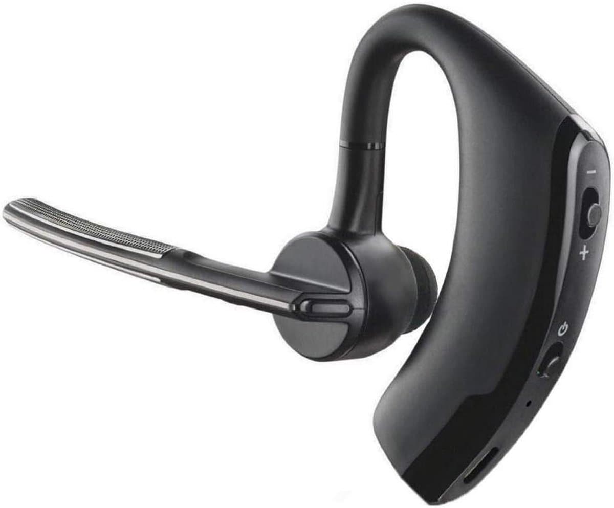 Bluetooth Headset - Draadloze Oortelefoon - Handsfree Bellen - Universeel Business Model - 10 x 10 x 5 cm - zwart
