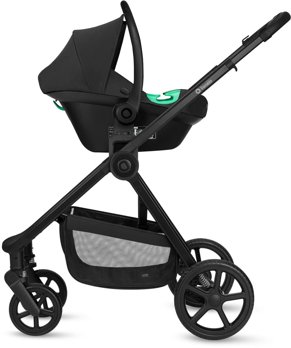 Lionelo Greet Kinderwagen 3in1 – Inclusief Astrid Lite i-Size Autostoel – Grote Reiswieg & Kuipzitje – Vanaf Geboorte tot 22 kg – Vering & EVA-Wielen – Omkeerbare Zitting – UPF50+ XXL Kap – Complete Accessoireset thumbnail 6