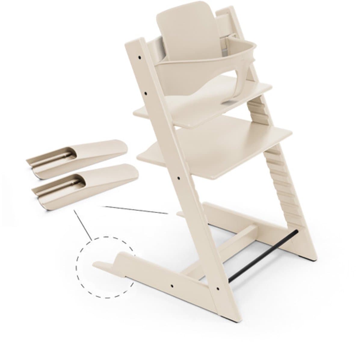 Stokke® Tripp Trapp® Baby Set V2 | Vanilla White thumbnail 3