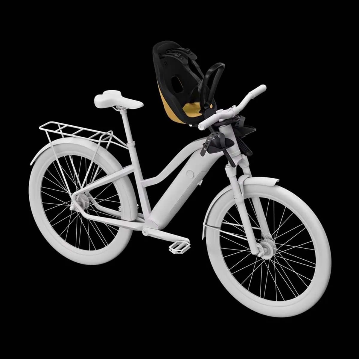 Thule Yepp Nexxt 2 mini - fietsstoeltje - voorzitje - Burnished Yellow thumbnail 6