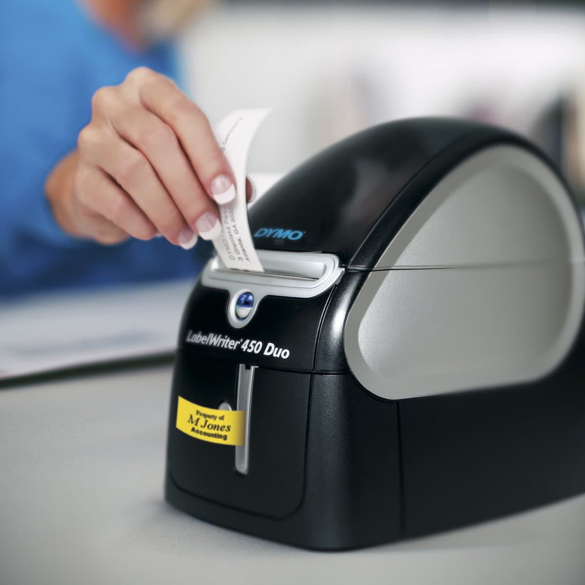 DYMO LabelWriter 450 Duo-labelmaker | Directe thermische labelprinter | Snel afdrukken van labels, barcodes en meer | Drukt zowel op LW-labels als plastic D1-labels af thumbnail 8