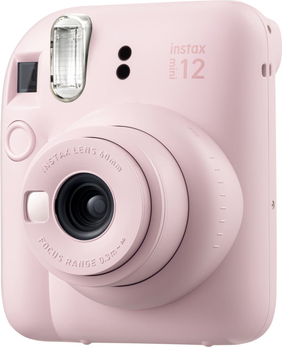 Fujifilm instax mini 12 Blossom Pink – instant camera met selfielens thumbnail 6