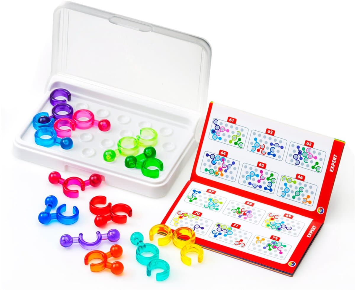 SmartGames IQ-Link puzzel: compact denkspel met 120 opdrachten thumbnail 7