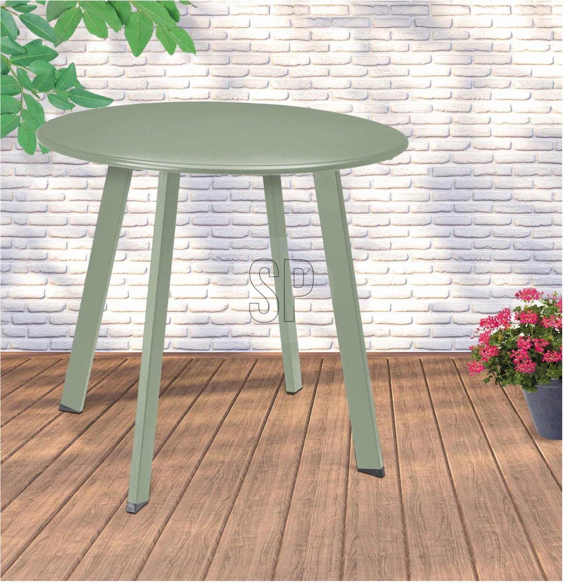 ProGarden - Bijzettafel - 50x45 - cm - matgroen