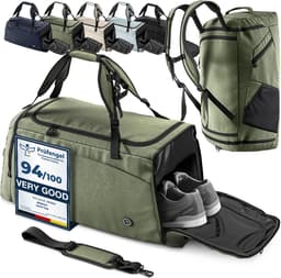 Productfoto van bemaxx Sporttas Gymbag Reistas 40L / 60L - 40L, Groen