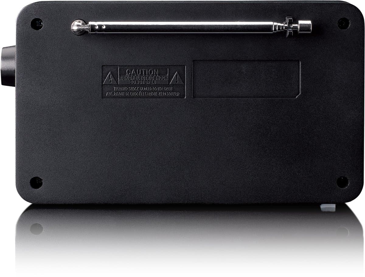 Lenco PDR-033BK - Draagbare DAB+ radio met Bluetooth - Oplaadbare Batterij - FM - Noodradio - 10 uur Accu - Zwart thumbnail 2