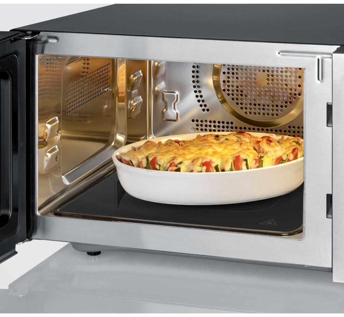 Severin MW 7777 Combi magnetron – Glazen Bodem zonder Draaiplateau – Ultra-Hetelucht tot 230 °C - 25 Liter - RVS thumbnail 2