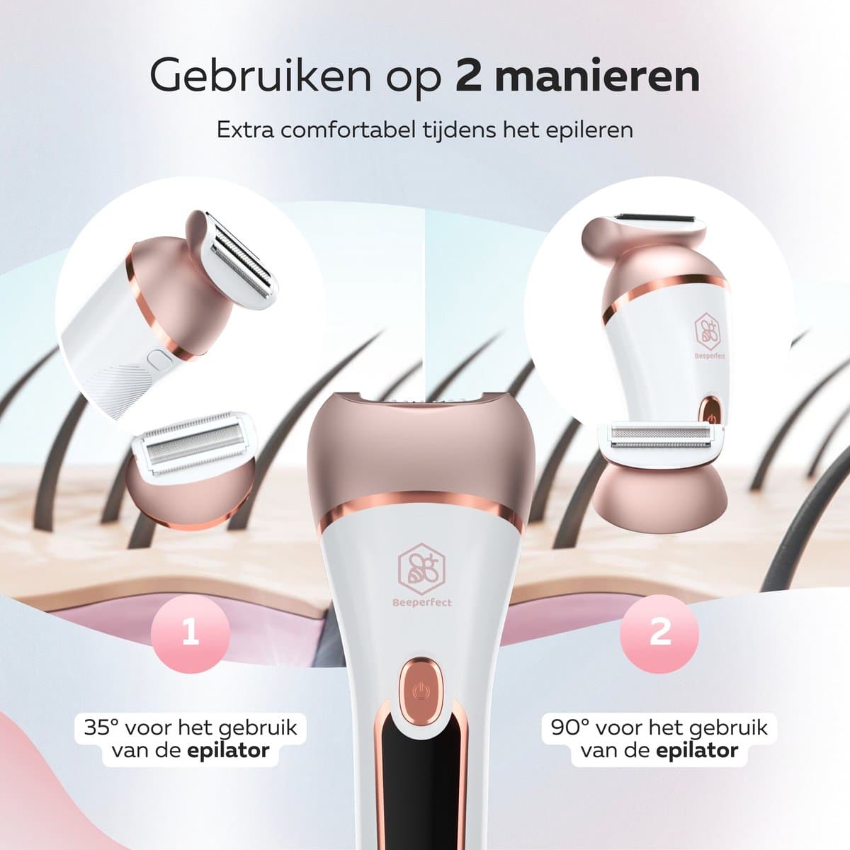 Beeperfect 6-in-1 Epilator – 7 opzetstukken, IPX7 waterdicht thumbnail 6
