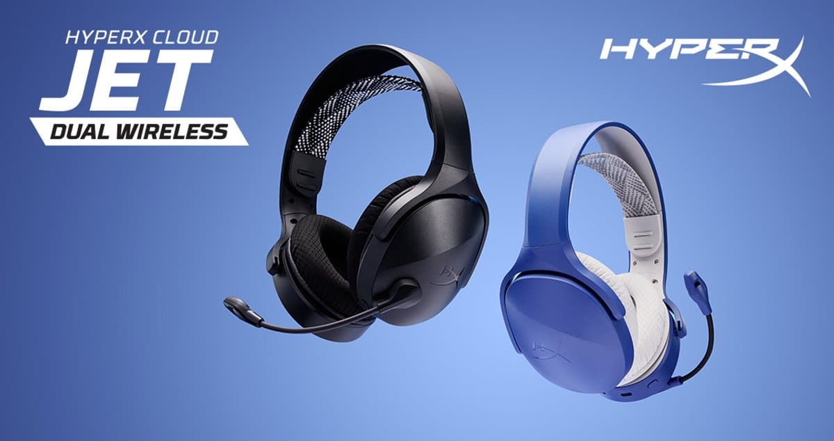 HyperX Cloud Jet - Draadloze Gaming Headset - Zwart - PS4/PS5, PC & Nintendo Switch thumbnail 2