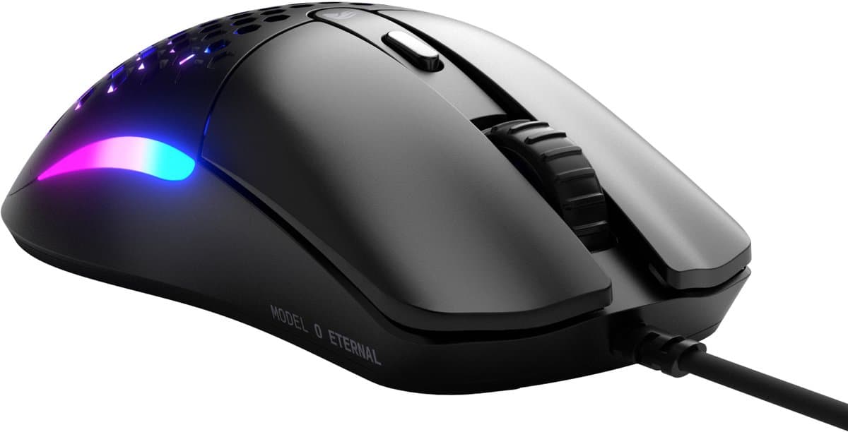 Glorious Gaming Model O Eternal - Bedrade Gaming Muis - 12K DPI - Ultralicht 55 g - Optisch - RGB - Zwart thumbnail 7