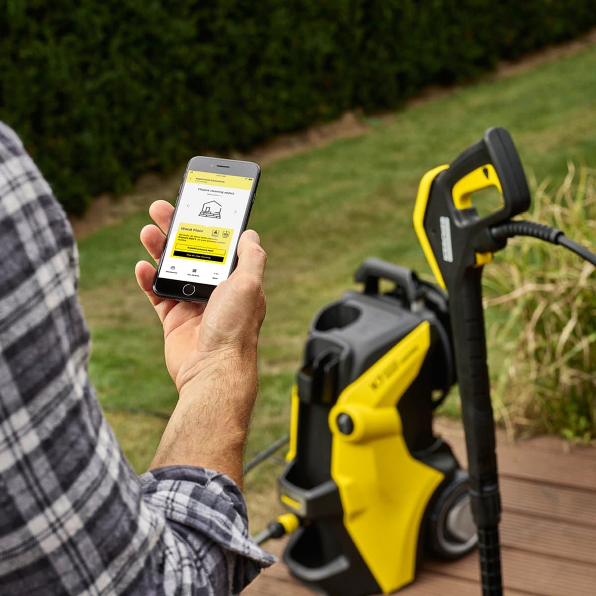 Kärcher K 7 Premium Power Flex Home eco!Booster set Hogedrukreiniger - Incl. T 7 Plus Terrasreiniger & eco!Booster - Slanghaspel - PremiumFlex hogedrukslang - 180 bar - 600 l/u - 60 m²/u thumbnail 3